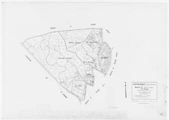 1 vue Section E, 2ème feuille, éch. 1/2500.