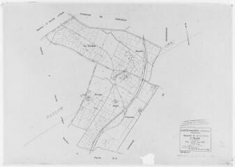 1 vue Section G, 1ère feuille, éch. 1/2500.