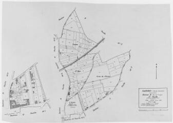 1 vue Section B, 2ème feuille, éch. 1/2500.