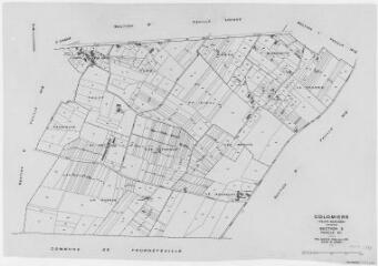 1 vue Section E, 1ère feuille, éch. 1/2500.