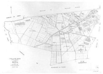 1 vue Section E, 2ème feuille, éch. 1/2500.