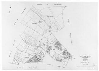 1 vue Section G, 1ère feuille, éch. 1/2500.