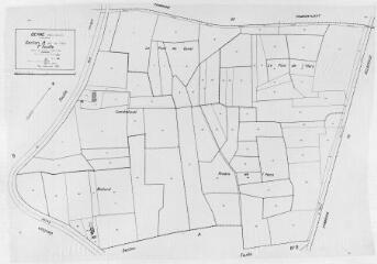 1 vue Section A, 1ère feuille, éch. 1/1250.