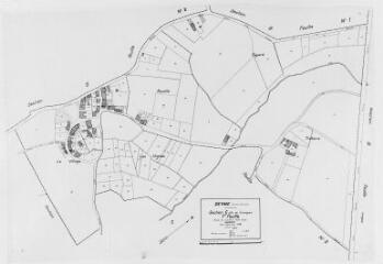 1 vue Section C, 1ère feuille, éch. 1/1250.