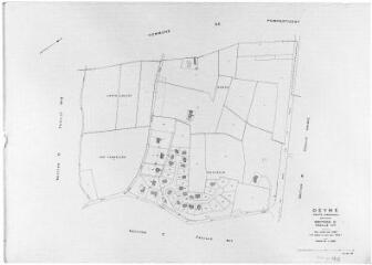 1 vue Section D, 1ère feuille, éch. 1/1250.