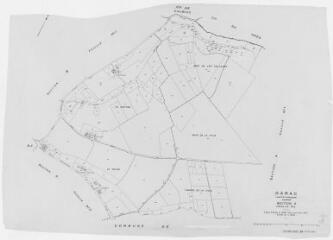 1 vue Section A, 2ème feuille, éch. 1/2000.
