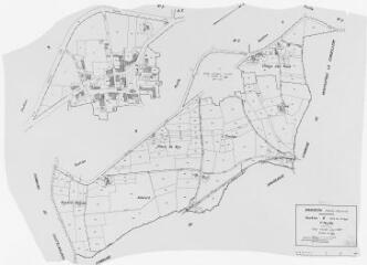 1 vue Section B, 1ère feuille, éch. 1/2500.