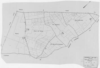 1 vue Section B, 2ème feuille, éch. 1/2500.