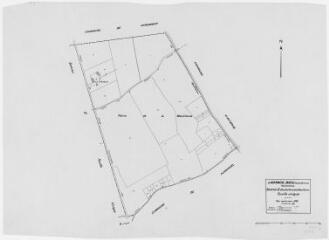 1 vue Section E, éch. 1/2500.