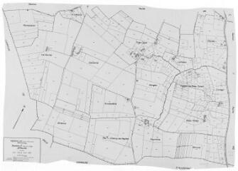 1 vue Section E, 2ème feuille, éch. 1/2500.