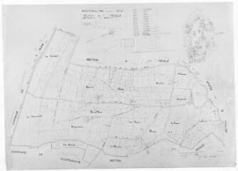 1 vue Section A, 2ème feuille, éch. 1/2500.