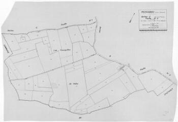 1 vue Section C, 2ème feuille, éch. 1/1250.