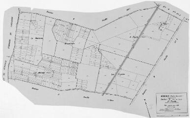 1 vue Section B, 2ème feuille, éch. 1/2500.
