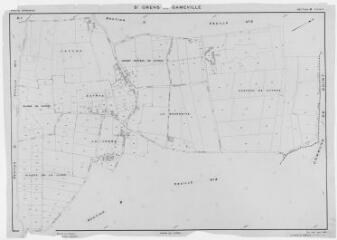 1 vue Section B, 1ère feuille, éch. 1/2000.