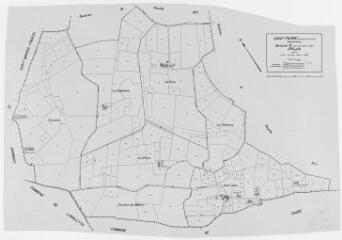 1 vue Section B, 2ème feuille, éch. 1/2500.