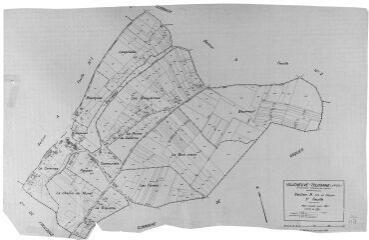 1 vue Section B, 1ère feuille, éch. 1/2500.