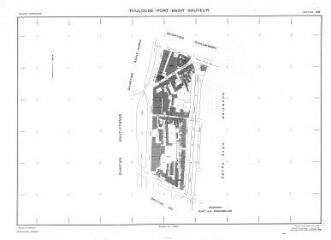 1 vue Quartier Port-Saint-Sauveur (809), section AB, éch. 1/1000.