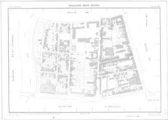 1 vue Quartier Saint-Michel (813), section AD, éch. 1/1000.