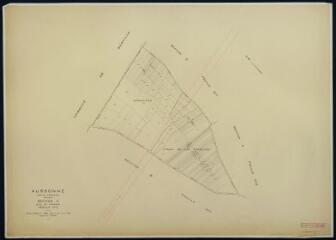 1 vue Section A, 3ème feuille, éch. 1/2500.