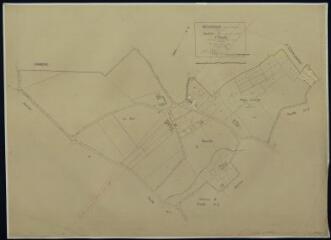 1 vue Section C, 1ère feuille, éch. 1/2500.