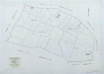1 vue Section D, 3ème feuille, éch. 1/2500.
