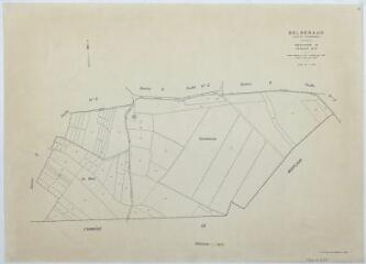 1 vue Section D, 4ème feuille, éch. 1/2500.