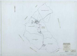 1 vue Section A, 1ère feuille, éch. 1/2500.