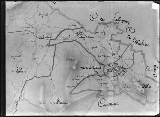 2 vues Plan cadastral Saint-Bertrand-Valcabrère.