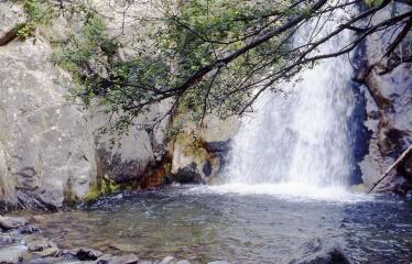 5 vues Vues de la cascade du Saint-Vincent dans les gorges du Saint-Vincent.
