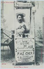 2 vues Types toulousains. Sir Pas Cher au travail / cliché Tajan. - Toulouse : album Labouche, 1987, réédition d'une carte éditée par Labouche frères. - Carte postale