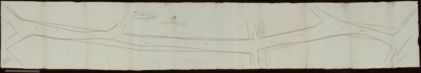 1 vue Plan d'alignement de la rue de la Pomme.