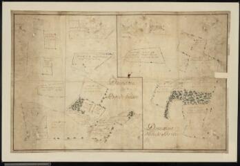 1 vue Plan des domaines de Borde-Basse et d'Haute-Serre.