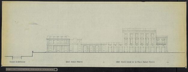 1 vue Façades quai Saint-Pierre et côté nord-ouest.