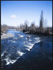 2 vues Environs de Saint-Gaudens. De Valentine à Montespan par la D. 21. Cours d'eau et remous.