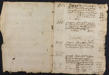 92 vues Mane. 1 G 3 Cadastre. Etat de section.