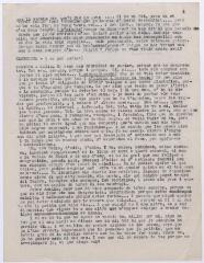 5 vues La més forta. (4 p. dont 3 au verso d?un papier à en-tête des « Établissements Mahige », tissus en gros, 15 rue des Filatiers à Toulouse) (tapuscrit).