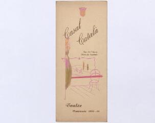 45 vues « Casal catala » de Toulouse et de Montauban, fêtes commémoratives de la proclamation de la République le 14 avril 1931 ; représentations théâtrales à Toulouse, Montauban et Carcassonne : dépliants illustrés, programmes, invitation.