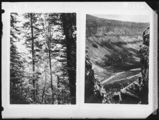 1 vue Deux images : à gauche, vallée de la Pique (20 FI NV 457) ; à droite, cirque de Soaso (20 FI NC 1336).