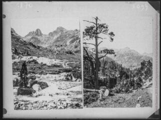 1 vue Deux images : à gauche, Port de Marcadau (20 FI NC 1870) ; à droite, vallée du Marcadau (20 FI NC 3099).