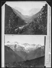 1 vue Deux images : à gauche, val d'Aran, vallée d'Artiga de Lin (20 FI NV 2480) ; à droite, panorama sud-est du Céciré (20 FI NV 2436).