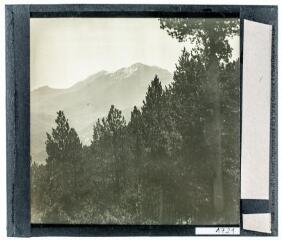 2 vues Vue vers les sommets de la sierra d'Encija, depuis le nord-ouest vers le sud-est. - avril 1926.