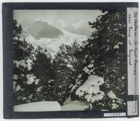 2 vues Du calvaire de Font-Romeu vers Eyne et le Puigmal. - 22 février 1938.