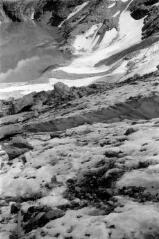 1 vue Bandes au front du glacier occidental.