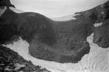 1 vue Moraine du col de transfluence des Gourgs Blancs.