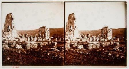 1 vue Vue d'un champ de ruines