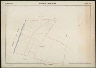 1 vue Quartier Montredon (832), section AM, éch. 1/1000.