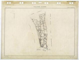 1 vue Quartier Lalande (830), tableau d'assemblage, éch. 1/10000.