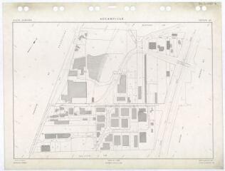 1 vue Section AO, éch. 1/1000.