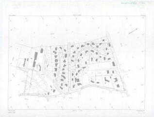 1 vue Section AW, éch. 1/1000.