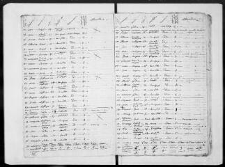 13 vues Commune de Vieille-Toulouse. 1 F 1.13 : états annuels de la population, 1811